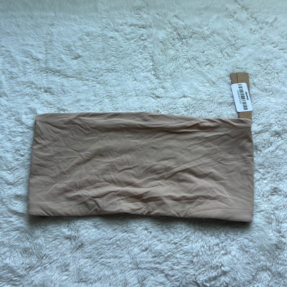 Skims Fits Everybody Bandeau Bra Clay Tan BR-BND-2026 Women's Size Medium NEW